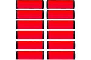 Gowraps Luggage Handle Wrap 12 Pack-Bulk Luggage Handle Wraps For Suitcases Neoprene Handle Wraps/Cover/Grips For Carry on/Bag/Car Travel Accessories For Luggage (Red 4.0)