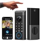 eufy Security Video Smart Lock E330, Fingerprint Keyless Entry Door Lock | Smart Deadbolt with Doorbell Camera and Built-in Wi-Fi, Auto Lock for Front Door, 8GB Built-in Storage, Easy Installation