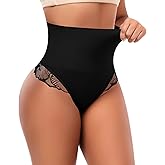 Tummy Control Thong Shapewear for Women High Waisted Body Shaper Panties Shaping Thong Girdle Underwear