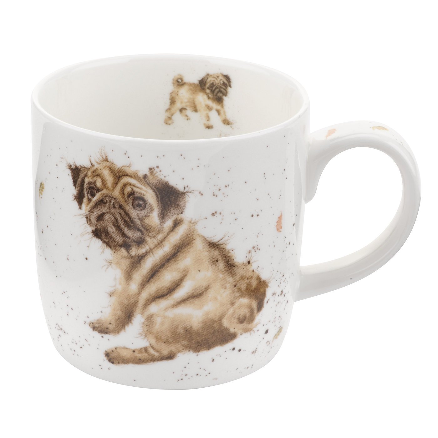 Wrendale - Portmeirion Royal Worcester - Pug Love Dog Mug