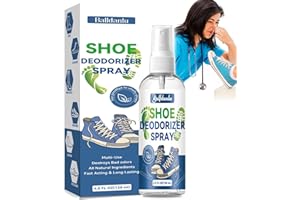 BALLDANLU Shoe Deodorizer Spray, Natural Deodorant Spray for Men and Women, Extra Strength Odor Eliminator for Feet, Shoes and Gym Bags, Natural Shoe Smell Remover Fights Odor and Stink（4 FL OZ）