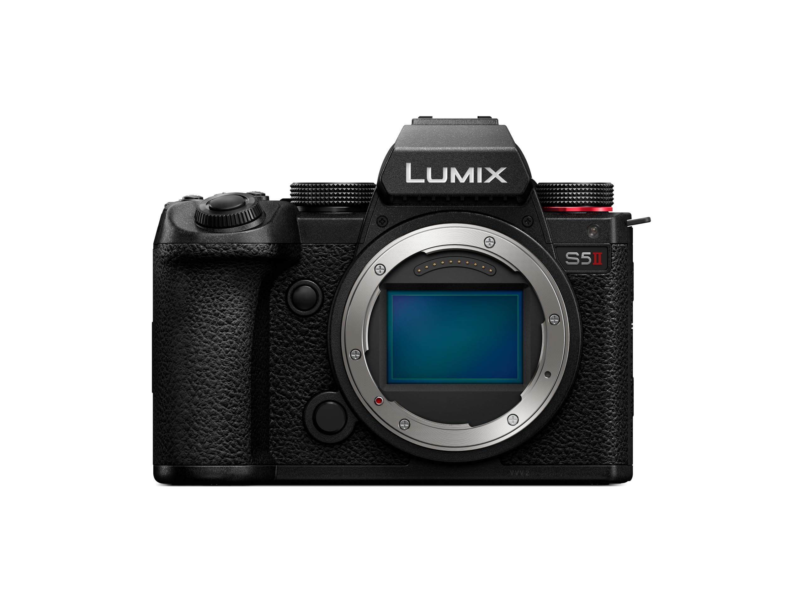 Panasonic LUMIX S5II Mirrorless Camera, 24.2MP Full Frame with Phase Hybrid AF, New Active I.S. Technology, Unlimited 4:2:2 10-bit Recording - DC-S5M2BODY9 Black