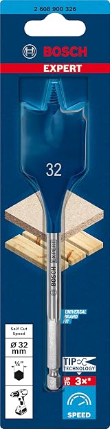 Bosch EXPERT Self Cut Speed Spade Drill Bit 32 mm X 152 mm view 2