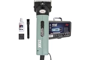 Lister Star Large Animal Clipper with Fine Blade for Horses, Cattle, Sheep, and Livestock (#258-34501), Green