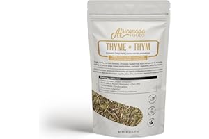 Africanada Thyme Leaves 40g | Premium Dried Thyme Herb | Perfect for Chicken, Stews, Jollof & Mediterranean Cooking