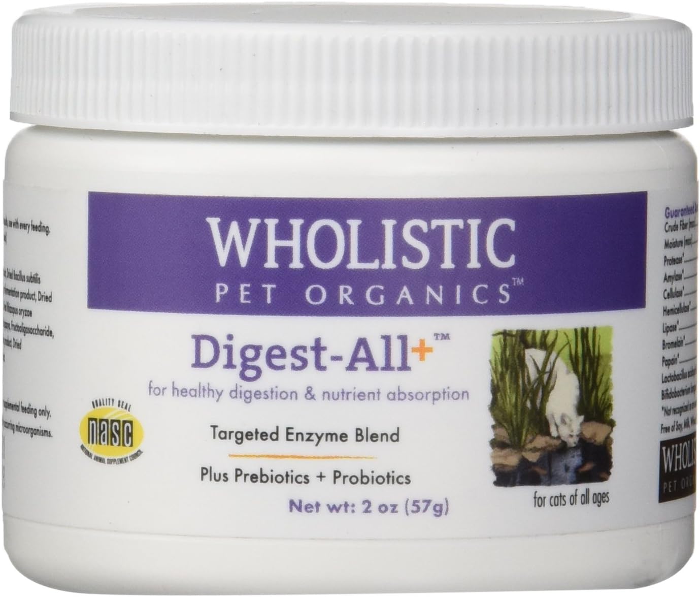 Wholistic Pet Organics Feline Digest-All Plus Supplement