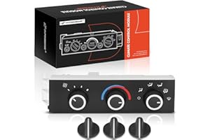 A-Premium A/C Heater Climate Control Panel Module Compatible with Chevrolet & GMC Vehicles - 2001-2014 Express Savana 1500, 2