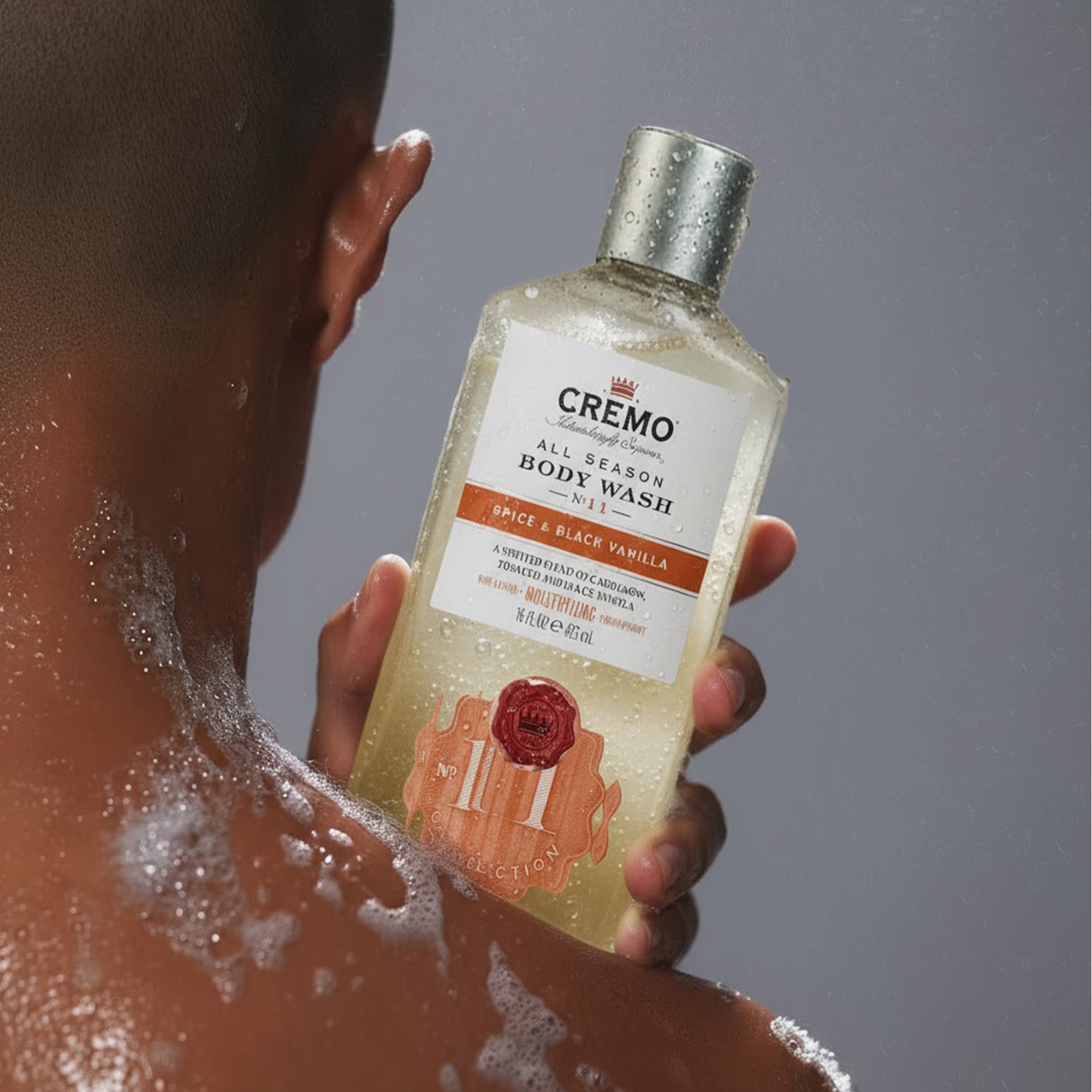 CREMO SPICE & BLACK VANILLA BODY WASH - DUSCHGEL - REICHHALTIG & FEUCHTIGKEITSSPENDEND - 473ml 4