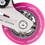 M.Y X-Skate Adjustable Pink Inline Skates for Kids Large EU 30-42 view 7