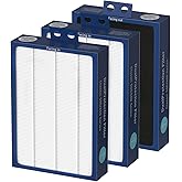 3-Pack Classic 500/600 Series HEPA Filter Replacement Compatible with Blueair Classic 500/600 Series Air Cleaner Purifiers 501 503 505 510 550E 555EB 601 603 605 650E Particle Filter
