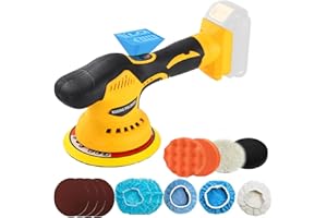 Cordless Car Buffer Polisher for Dewalt 20V Battery, Power Polisher for Car Detailing/Polishing/Waxing(Battery Not Included)