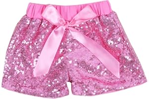 Cilucu Baby Girls Shorts Toddler Sequin Shorts Sparkles on Both Sides