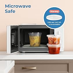 Fit Meal Prep 24 Pack 32 oz Deli Containers with