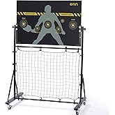 [Upgraded] A11N Pickleball Practice Rebounder, Adjustable Angle Dual-Sided Pickleball Dink Pad - Dink Board for Forehands Backhands Training