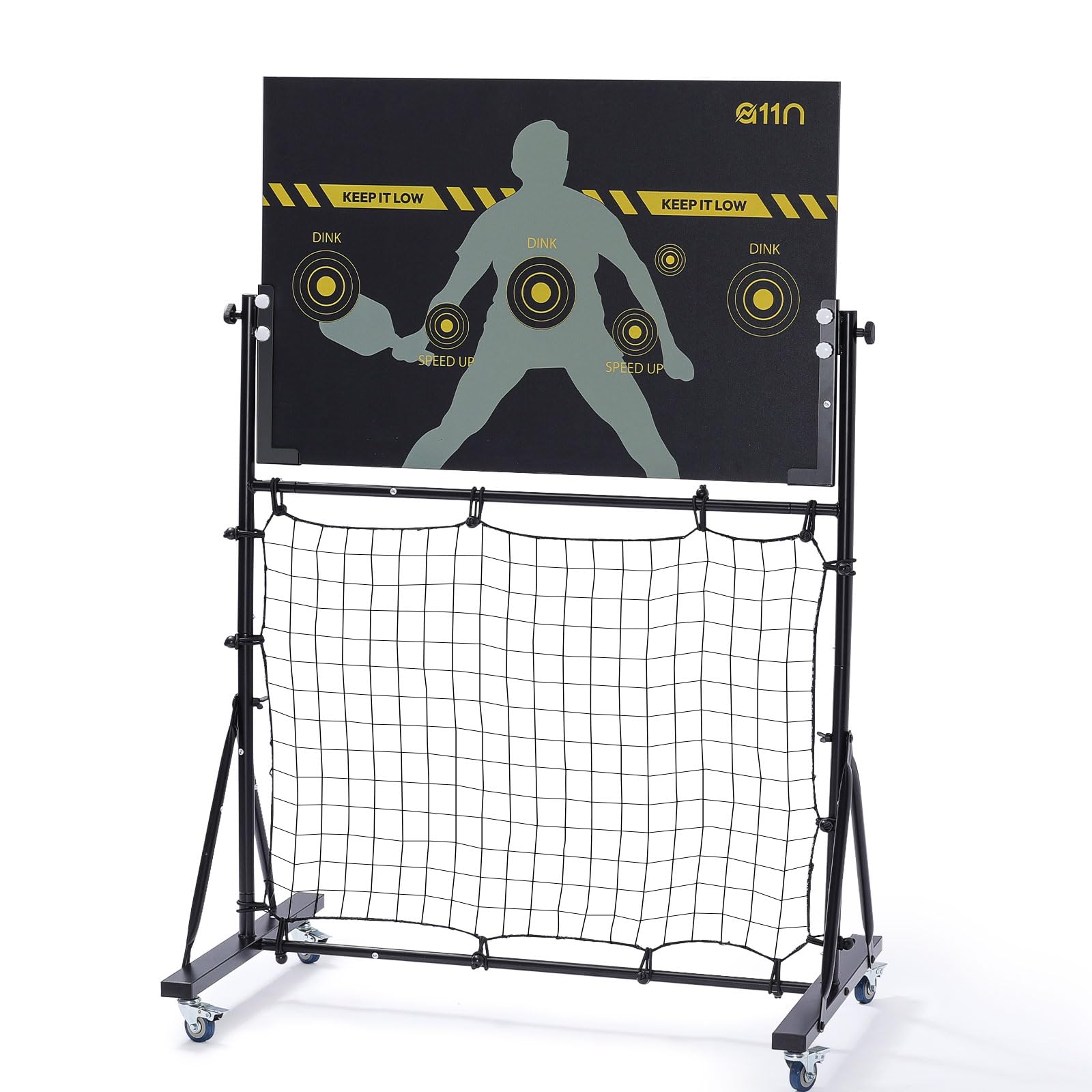 Photo 1 of [Upgraded] A11N Pickleball Practice Rebounder, Adjustable Angle Dual-Sided Pickleball Dink Pad - Dink Board for Forehands Backhands Training