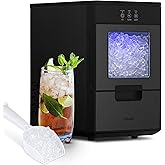 Newair 44lb. Nugget Countertop Ice Maker with Self-Cleaning Function, Refillable Water Tank, Perfect for Kitchens, Offices, H