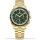 Pagani Design 1701 Men's Watches Analog Chronograph Moonwatch-Style | Japanese VK63 Quartz Movement,Sapphire Crystal,100M Waterproof,Stainless Steel Case,Ceramic Bezel,Luminous Hands Casual Watch