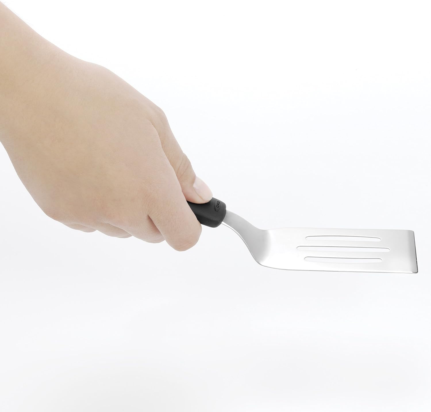 OXO 1177100 1177100 Good Grips Stainless Steel Cut and Serve Turner, Black: Home & Kitchen