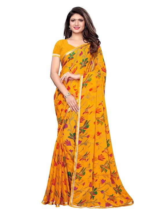 Women's Chiffon Printed Saree
