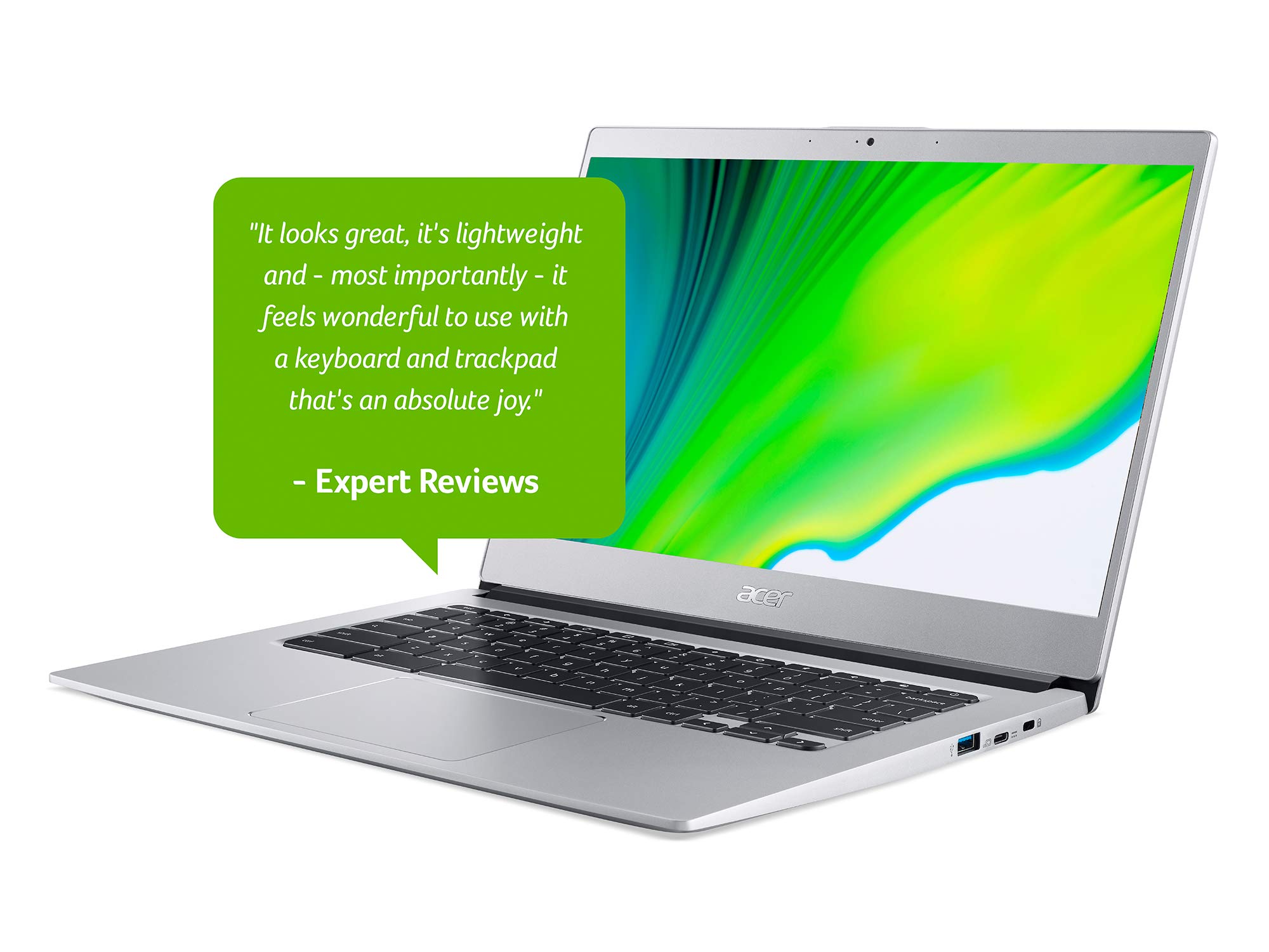 acer Chromebook 14 CB514-1H - (Intel Celeron N3350, 4GB RAM, 32GB eMMC, 14 inch HD display, Chrome OS, Silver)