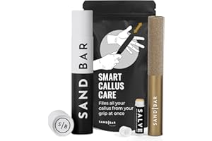 SandBar Original Callus File - Precise Callus Remover for Peak Performance - Callus Maintenance Tool - Includes Hydrating Sal