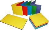 Craft UK 281 C6 Card and Envelope Pack of 50 Mixed Bright 100gsm view 2