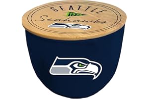 Pegasus Sports Officially Licensed NFL Script Circle Logo Ceramic Candle