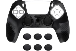 eXtremeRate PlayVital 3D Studded Edition Anti-Slip Silicone Cover Skin for ps5 Controller, Soft Rubber Case Protector for ps5