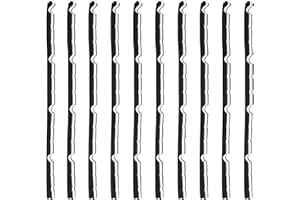 SIALVND 9 Inch External Foam Closure Strips for Metal Roofing Panels 3 Feet Long Roof Closure Strips Inside Rib Profile Roof Closure Strips 10 pcs