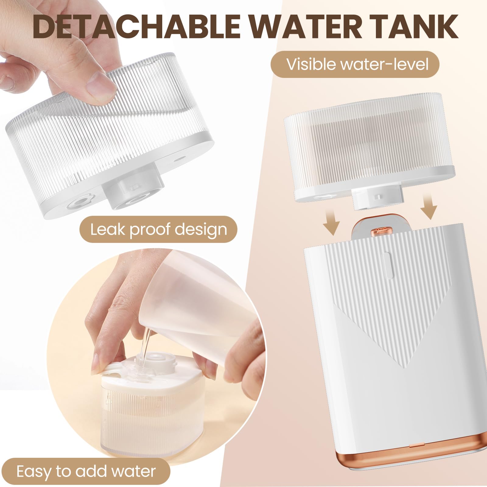 Portable Handheld Steam Garment Steamer Foldable: Effortless Wrinkle Clothes Steam Iron Removal 20-Second Fast Heat-up, 1200W, 120ml Water Tank for Home & Travel