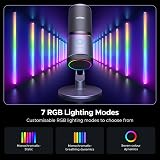 UGREEN USB Microphone 24bit/96KHz RGB Cardioid Condenser PC Mic view 3