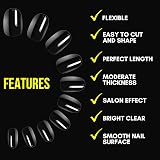 Makartt Short Oval False Nails 500Pcs 10 Sizes Clear Nail Tips view 6