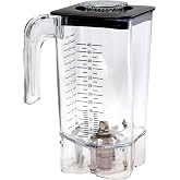 Hamilton Beach Commercial Eclipse High-Performance Blender BPA-Free Copolyester Container, 48 oz / 1.4 L Capacity, Replacement Jar, Fit Blenders HBH750, HBH755, and HBH755R, NSF Certified, 6126-750R