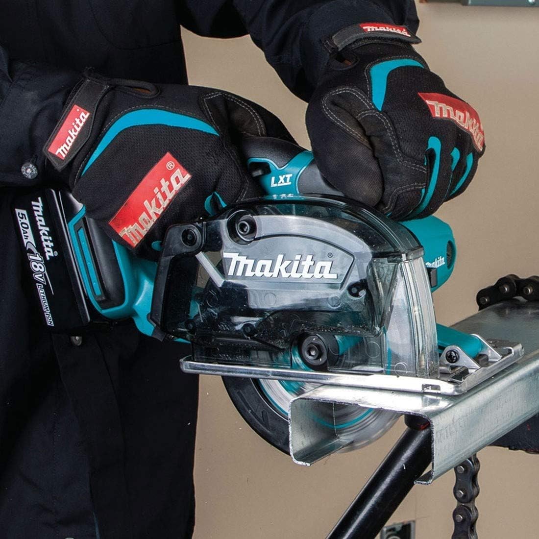 Makita DCS552Z 18V Li-Ion LXT 136mm Metal Saw - Batteries and Charger Not Included, Blue - Image 4