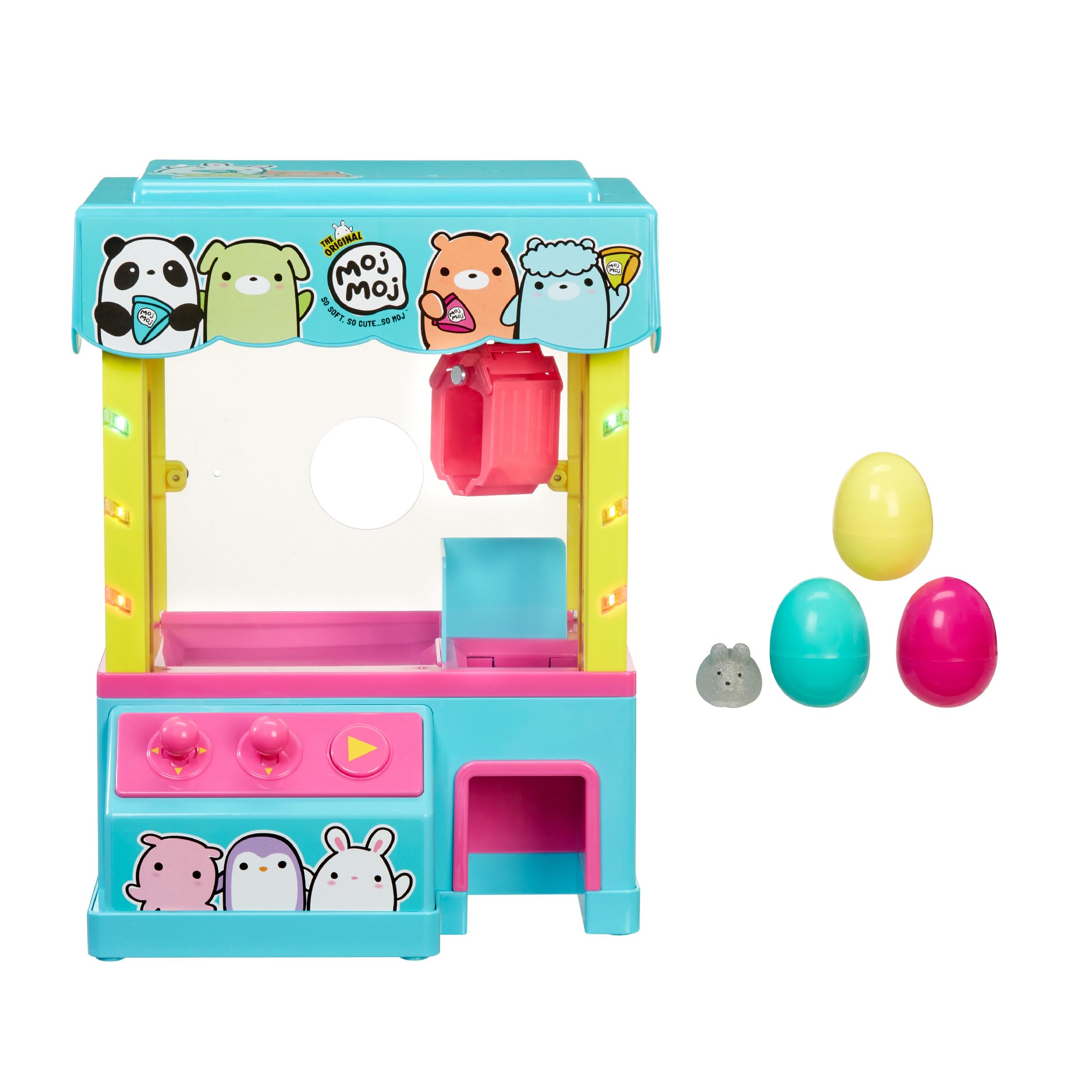 Photo 1 of The Original Moj Moj 14" Claw Machine with Exclusive Glittery Squish Character, Lights, Music and Arcade Sounds
