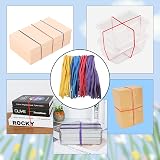 ZZLBZN 25Pcs Large Elastic Rubber Bands 180mm Sturdy Thick Colored view 6