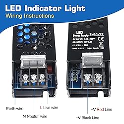 LED Driver 12V 60W 5A Slim LED Power Supply, AC