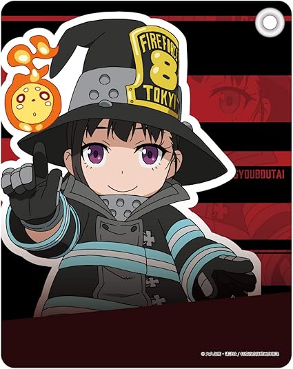 Amazon 炎炎ノ消防隊 茉希尾瀬 パスケース アニメ 萌えグッズ 通販