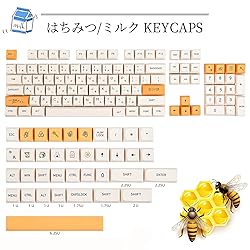 GTSP XDA Honey Milk Keycaps PBT Japanese Bee keycap