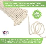 Smith’s 2015 The Strongest Cotton Clothesline Pulley 10m 5.5mm 130kg view 2