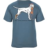 SEA DOG Set The Puppies Free Vintage Graphic T-Shirt Garment Dyed 100% Ringspun Cotton, Relaxed Fit, Printed in USA