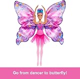 Barbie Dance and Flutter Doll 2-in-1 Transformation Butterfly Wings Purple Hair view 5