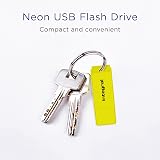 Integral 32GB Neon USB 2.0 Flash Drive 5 Pack Black Pink Yellow Orange Blue view 4