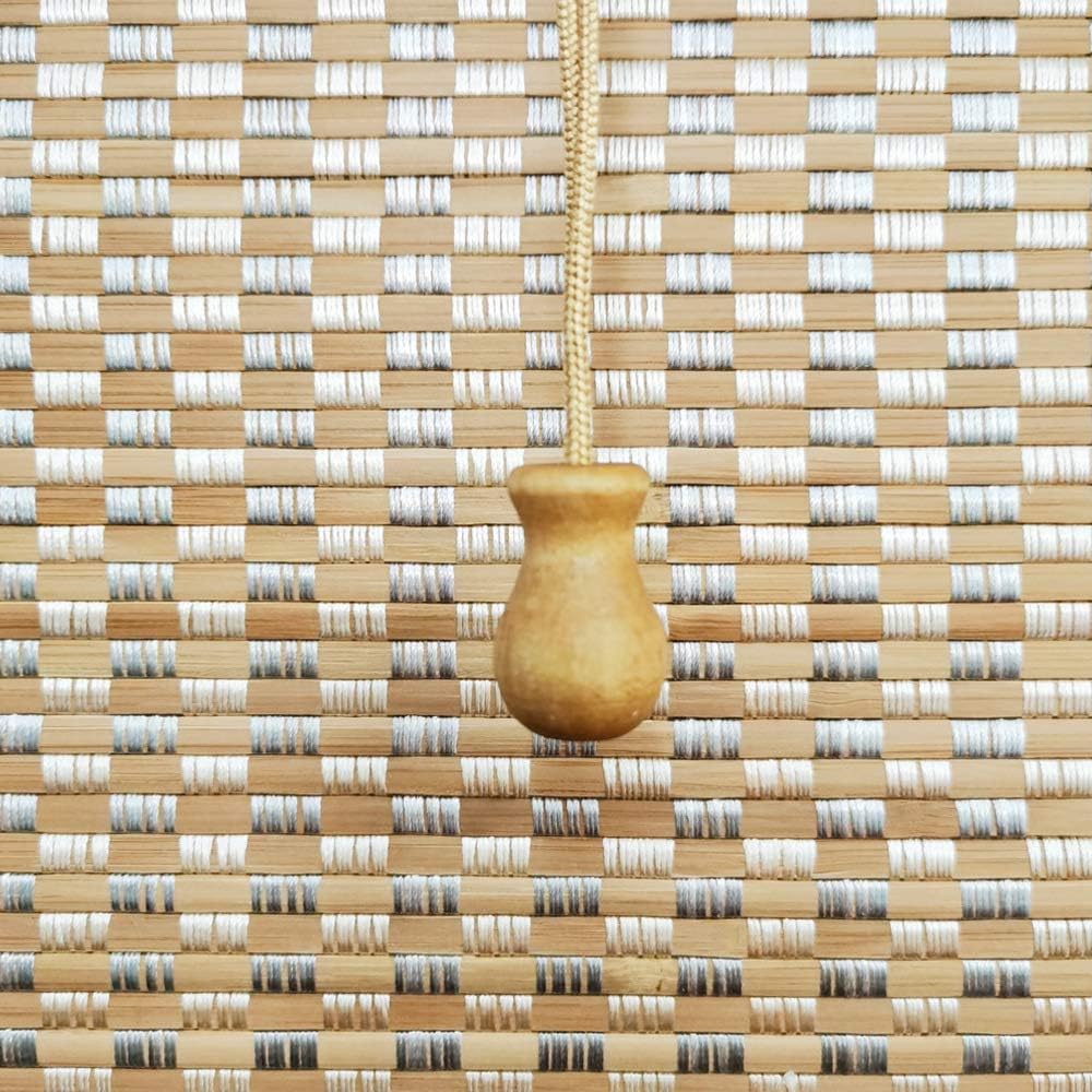 LETAU Wood Window Shades Blinds, Bamboo Light Filtering Custom Roman Shades, New Pattern 9: Home & Kitchen