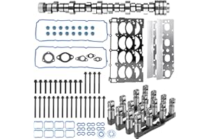 GDUKOP Upgrade MDS 5.7 HEMI Lifters Camshaft Kit with Head Gasket Set Compatible with Dodge Ram 1500 Durango, Chrysler Aspen 2009-2018 Replace# HS26423PT 53022263AF 53021726AD 53021726AE