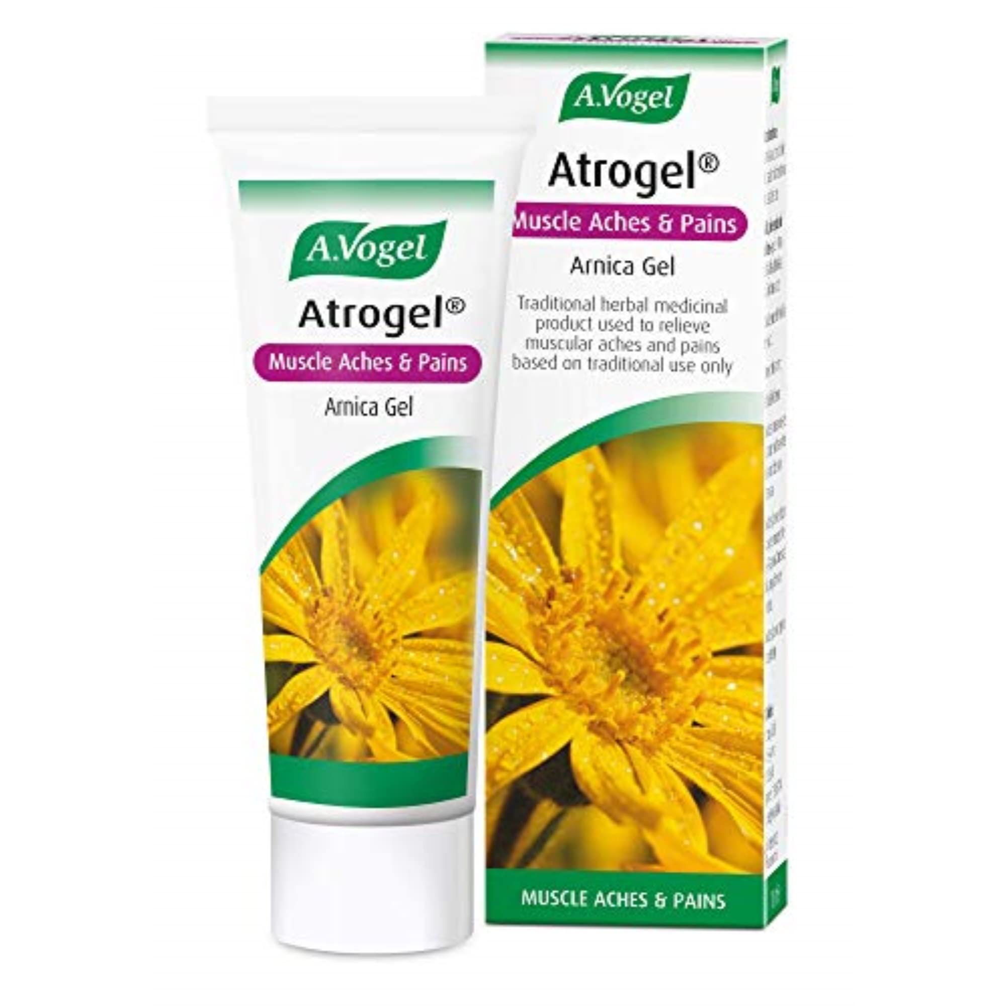 A.Vogel Atrogel Arnica Gel - Soothing Relief for Muscle Pain, Bruising, Joint Pain, Sports Injuries, Stiffness & Swelling - Natural Plant-Based Arnica Montana Extract Gel | 100ml