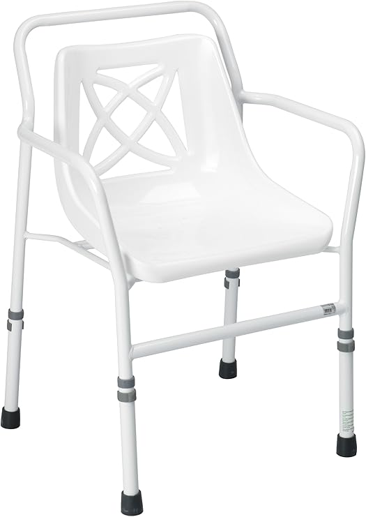 Homecraft Harrogate Shower Chair, Adjustable Height, (Eligible for VAT