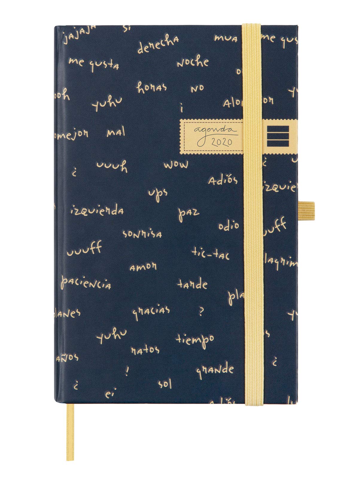 Finocam – Agenda 2020 1 Day Page Dynamic Cron Words Spanish