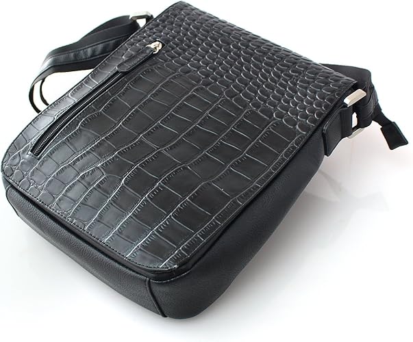 Amazon ショルダーバッグ メンズ クロコ調 ショルダー レザー B5サイズ Px 2 ノーブランド品 ショルダーバッグ