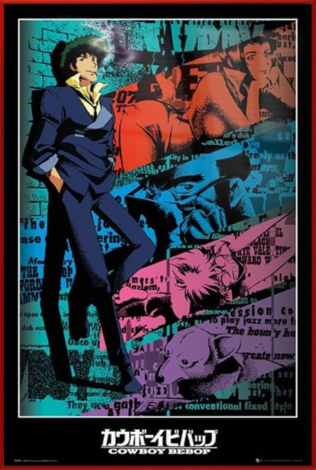 Amazon Com Poster Stop Online Cowboy Bebop Framed Anima Manga Tv Show Poster Print Spike Size 24 X 36 Posters Prints